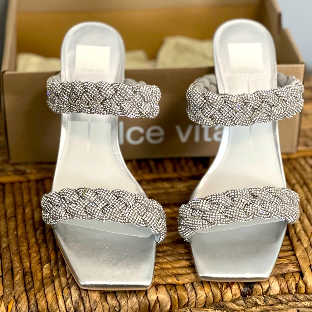 Dolce Vita Paily Crystal Rhinestone Sandals